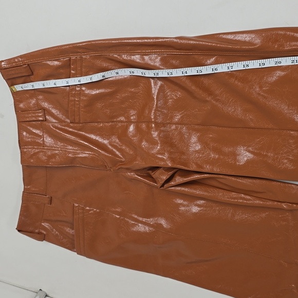 Free People Star Crossed Lovers patent leather straight leg pants - Picture 5 of 16